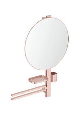 IDS Accessoir-Bar L800 mit Spiegel d= 500mm rose IDEAL STANDARD