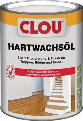 Hartwachs-Öl flüssig farblos 2,5l Dose CLOU