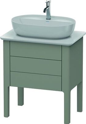 Duravit Waschtischunterbau LUV 743x688x450mm steingrau seidenmatt