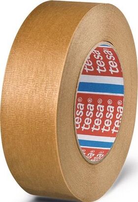 Lackierkrepp tesakrepp® 4341 leicht gekreppt hellbraun L.50m B.38mm Rl.TESA - VPE: 8