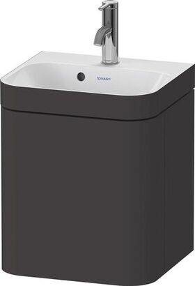 Duravit Waschtischset HAPPY D.2 PLUS Türansch re 400x360mm o HL gra supermatt