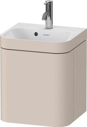 Duravit Waschtischset HAPPY D.2 PLUS Türansch re 400x360mm o HL Steingr sdm