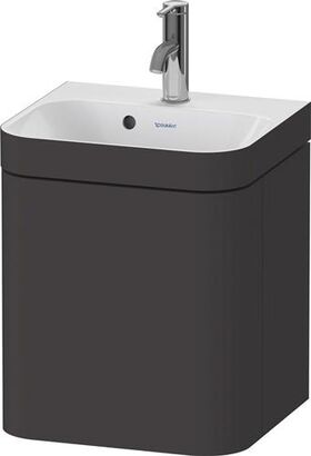 Duravit Waschtischset HAPPY D.2 PLUS Türansch li 400x360mm o HL gra supermatt