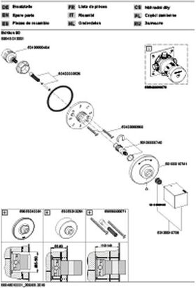 Keuco Umstellventil EDITION 90 UP für 3 Verbraucher vc KEUCO