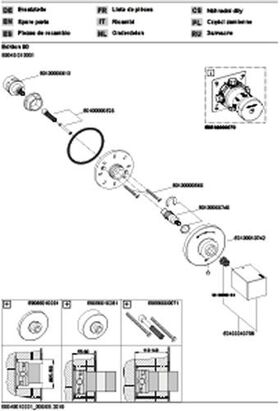 Keuco Ab- und Umstellventil EDITION 90 UP für 3 Verbraucher vc KEUCO