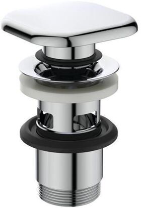 IDS Push-Open-Ventil STRADA II AquaBlade chr small quadrat. für Handwaschbecken IDEAL STANDARD