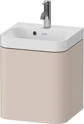Duravit Waschtischset HAPPY D.2 PLUS 400x360mm ein Hahnloch mediterrane eiche