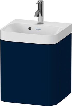 Duravit Waschtischset HAPPY D.2 PLUS 400x360mm e HL nachtblau seidenmatt