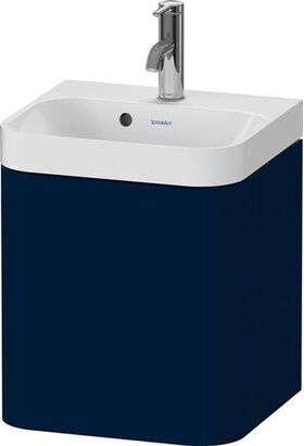 Duravit Waschtischset HAPPY D.2 PLUS 400x360mm e HL nachtblau seidenmatt