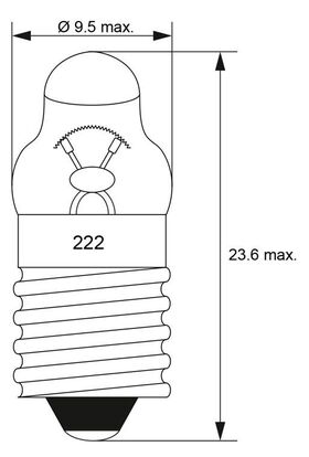 Taschenlampen-Spitzlinse, 1,55 W, 1.55W- VPE: 100