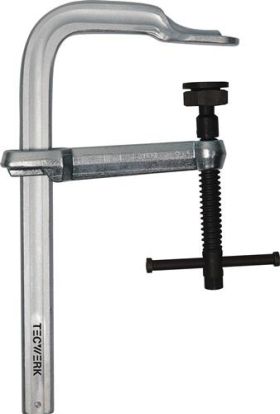 Hochleistungsschlosserzwinge Spann-W.500mm A.140mm Knebel TECWERK