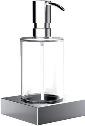 Emco Flüssigseifenspender LIAISON Behälter Kristallglas klar chrom EMCO