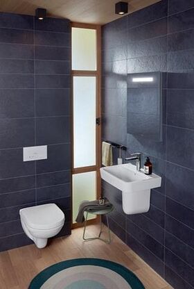 V&B Wand-WC Compact O.NOVO ti., 360x490mm we C+