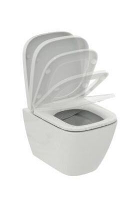 IDS Wand-WC-Paket i.life S randlos, mit WC-Sitz Softclosing weiß IDEAL STANDARD