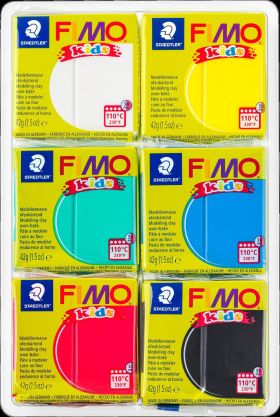 STAEDTLER  Fimo Kids Colo Pack Basic 6St