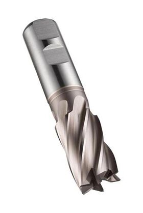 Schaftfräser C246 DIN 844 K D.25mm Schneiden-L.45mm HSS-E-PM TiCN 30Grad Z.5 DOR