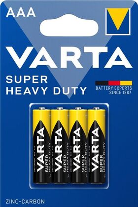 R03/AAA (Micro) (2003) Batterie, 4 Stk. im Blister- VPE: 1