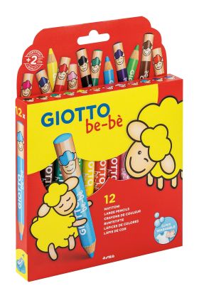 GIOTTO  GIOTTO be-bè Super-Farbstifte  - 6 VPE