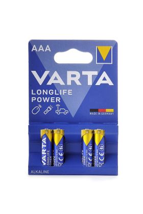 VARTA Batterie LONGLIFE POWER AAA 4er Blister LONGLIFE POWER AAA Batterie - VPE: 10
