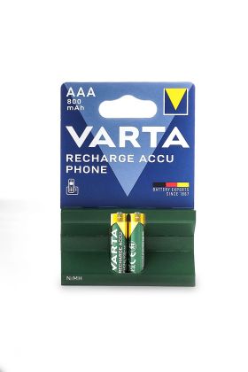 VARTA Akku Phone 2 x Micro 0.8 Ah Blister T398 inkl. 2 x Micro AAA
