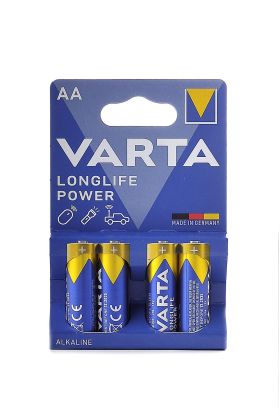 VARTA Batterie LONGLIFE POWER AA 4er Blister 4x AA Batterien - VPE: 20