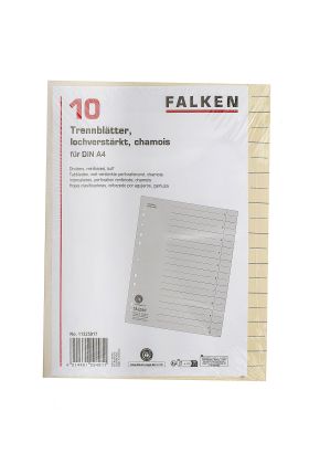 FALKEN Trennblätter A4 10er Pack. 10-teilig - VPE: 30