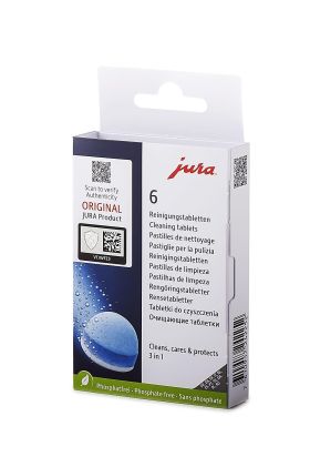 jura 3-Phasen-Reinigungstabletten 6 Stück