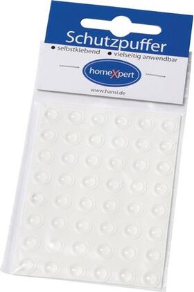 Schutzpuffer Clear 6,4mm Ku.transp.Linse selbstkl.