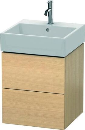 Duravit Waschtischunterbau L-CUBE 544x484x459mm mediterrane eiche
