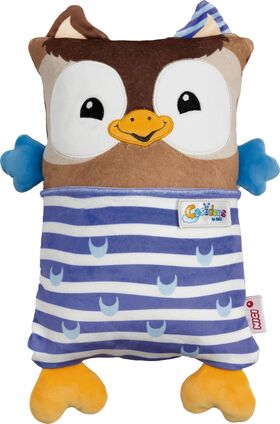 Kuscheltier Eule mit Wendefunktion 30x20