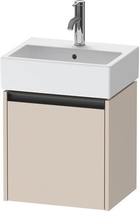 Duravit Waschtischunterbau Ketho.2 434x440x338mm TA links taupe supermatt