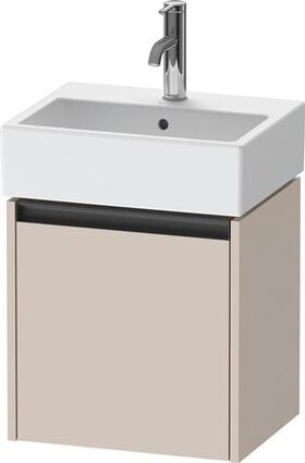 Duravit Waschtischunterbau Ketho.2 434x440x338mm TA links taupe matt