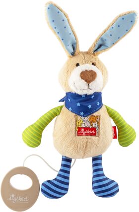 Mini-Spieluhr Hase blau