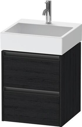 Duravit Waschtischunterbau Ketho.2 484x549x460mm eiche schwarz