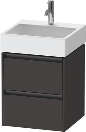 Duravit Waschtischunterbau Ketho.2 484x549x460mm graphit supermatt