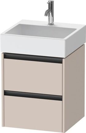 Duravit Waschtischunterbau Ketho.2 484x549x460mm taupe matt