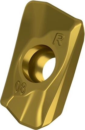 Fräswendeschneidplatte ISO ADMX 11T316PR-R:M8330 D.2,9mm PVD beschichtet Gold - VPE: 10