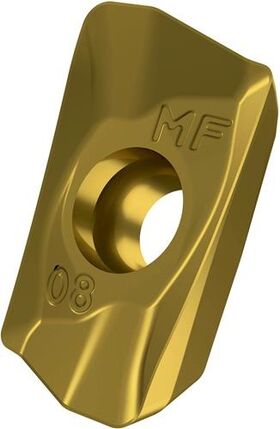 Fräswendeschneidplatte ISO ADMX 11T308SR-MF:M6330 D.2,9mm PVD beschichtet Gold - VPE: 10