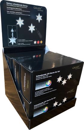 F-H-S  Sterne schwebend 10 LED ws 3SZ - 6 VPE