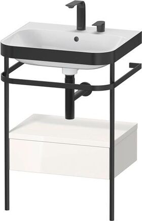 Duravit WTU HAPPY D.2 PLUS 575x490mm m Metallkon 2 HL we hochglanz