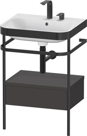 Duravit WTU HAPPY D.2 PLUS 575x490mm m Metallkon 2 HL gra supermatt