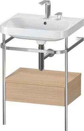 Duravit WTU HAPPY D.2 PLUS 575x490mm m Metallkon 2 HL medi eiche