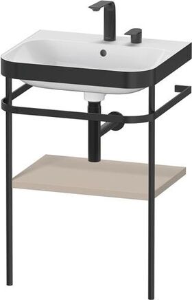 Duravit WTU HAPPY D.2 PLUS 575x490mm m Metallkon 2 HL ta seidenmatt