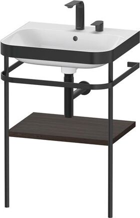 Duravit WTU HAPPY D.2 PLUS 575x490mm m Metallkon 2 HL NB gebürstet