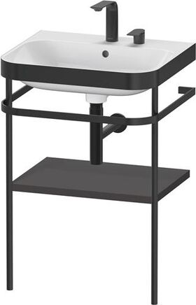 Duravit WTU HAPPY D.2 PLUS 575x490mm m Metallkon 2 HL gra supermatt