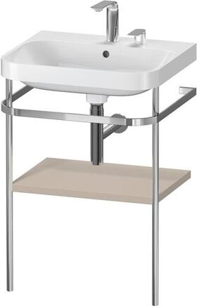 Duravit WTU HAPPY D.2 PLUS 575x490mm m Metallkon 2 HL ta seidenmatt