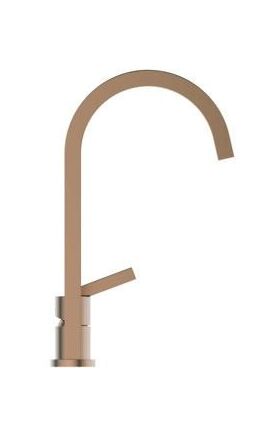IDS 2-Loch-Küchenarmatur GUSTO eck Auslauf Ausladung 204mm brush copper IDEAL STANDARD