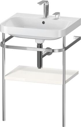 Duravit WTU HAPPY D.2 PLUS 575x490mm m Metallkon 2 HL we hochglanz