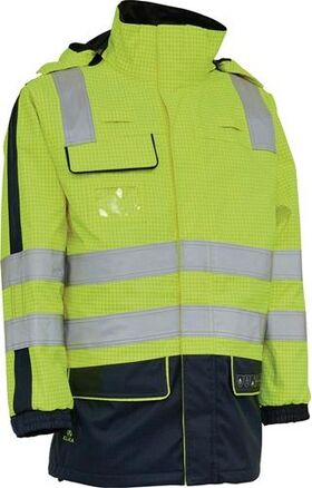 Multinorm-Warnschutzparka SECURETECH Größe M gelb/marineblau ELKA RAINWEAR