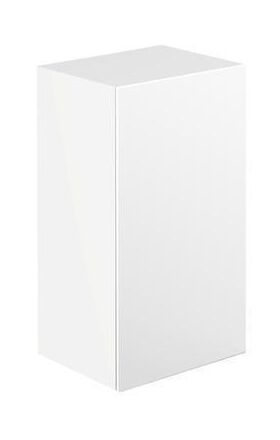 Emco Halb-Hochschrank EVO 750 mit Glastür weiß hochglanz/optiwhite EMCO
